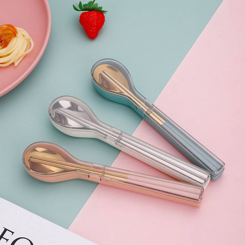 Wholesale Stainless Steel Spoon Chopsticks Set